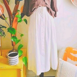 Vintage 90s high-waisted midi skirt